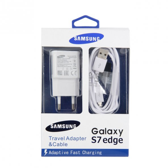 Samsung S7, S7 Edge Uyumlu  Şarj Aleti (Usb ve Şarj Adaptörü)