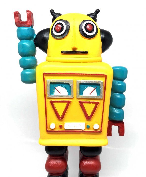 Decotown Nostaljik Uzaylı Robot Biblo