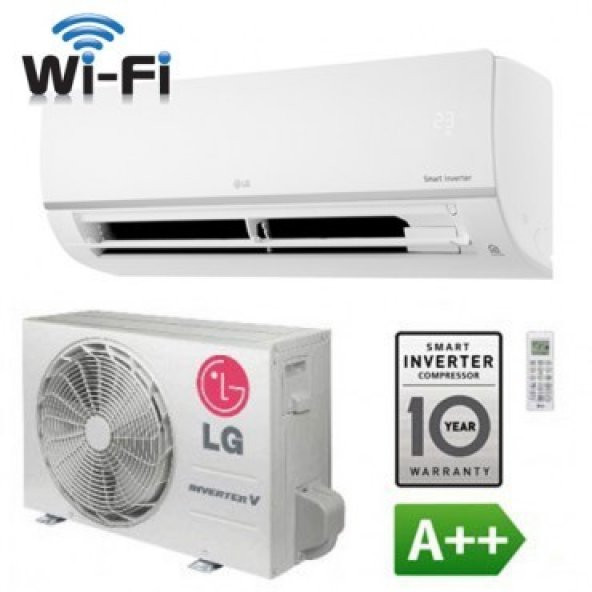 LG ESNW09GJ2F0 Standard Plus A++ 9000 BTU Inverter Duvar Tipi Klima