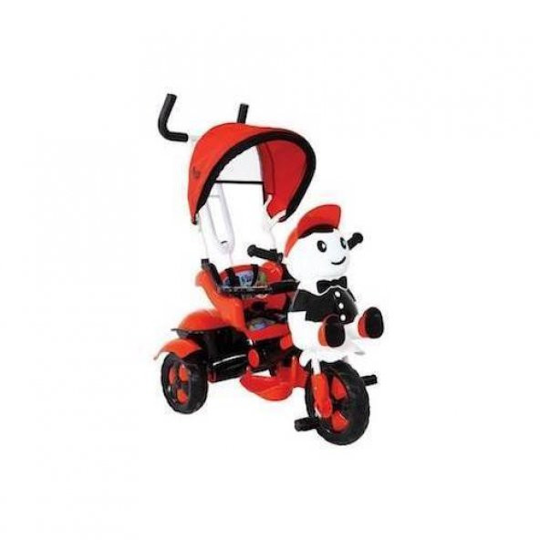 Babyhope 125-10 Yupi Triycle Bisiklet - Kırmızı Siyah