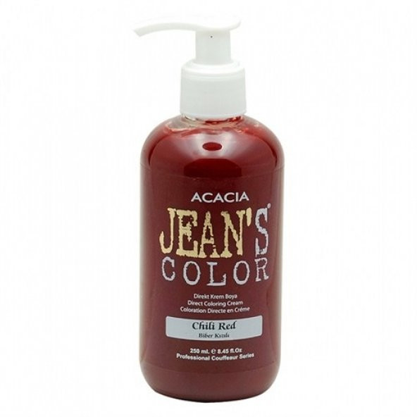 Jeans Color - Su Bazlı Amonyaksız BOYA 250 ML BİBER KIZILI