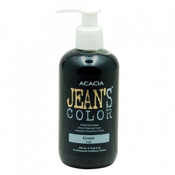 Jeans Color - Su Bazlı Amonyaksız BOYA 250 ML YEŞİL