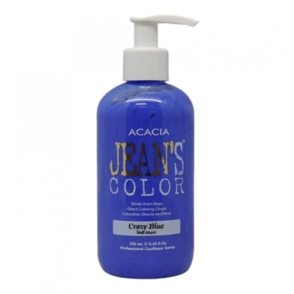 Jeans Color - Su Bazlı Amonyaksız BOYA 250 ML DELİ MAVİ