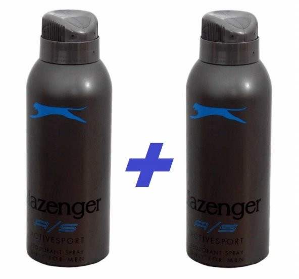 Slazenger Active Sport Mavi Deodorant 150 Ml -Erkek Deo 2 Adet