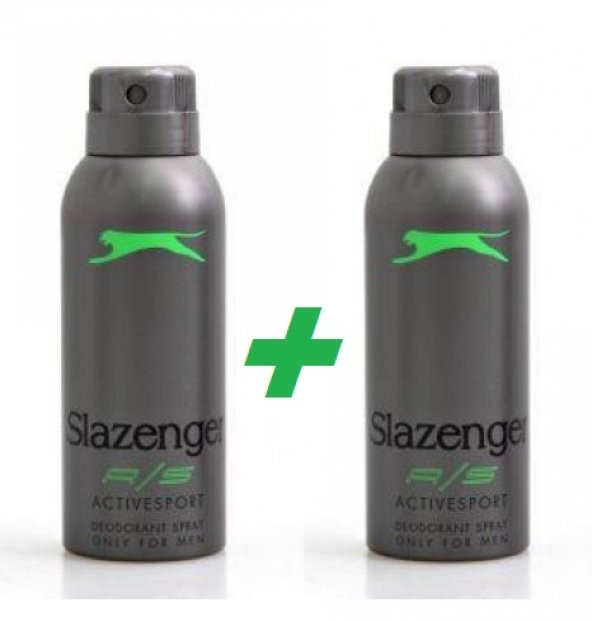 Slazenger Active Sport Yeşil Deodorant 150 Ml -Erkek Deo 2 Adet