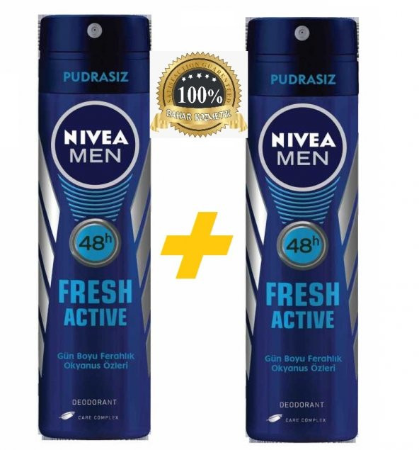 Nivea Deodorant Fresh Active 2li Ekonomik Paket