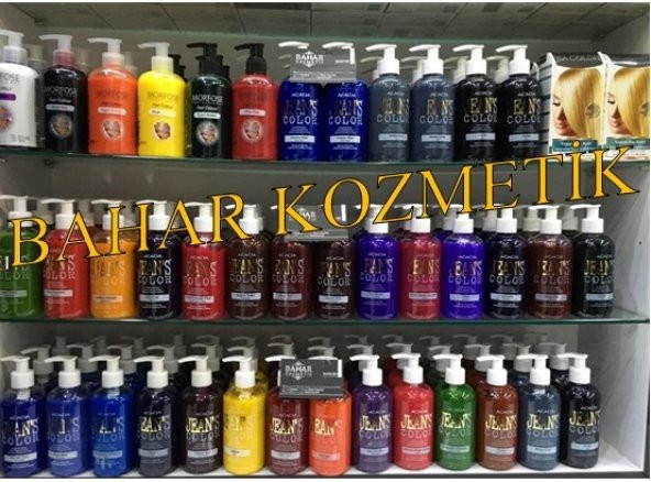 RENKLİ SAÇ BOYASI JEANS COLOR 250 ml SEÇ BEĞEN İSTE!!! - 2