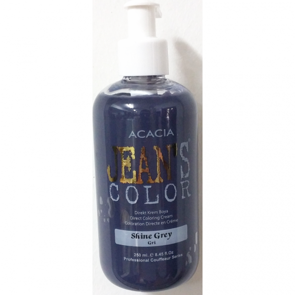 Jeans Color Su Bazlı Amonyaksız Saç Boyası GRİ (ShineGrey)250ml