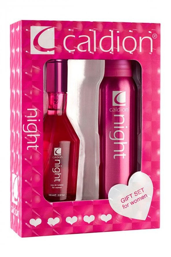 Caldion Night Women EDT 100 ml Parfüm +150 ml deo Set