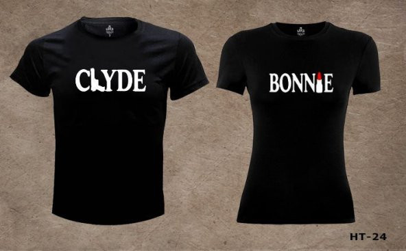 Bonnie-Clyde Sevgili Tişörtü