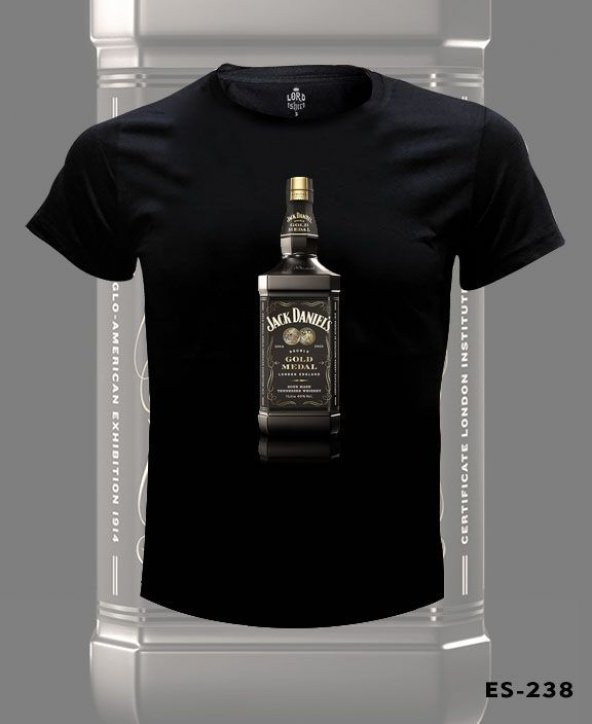 Büyük Beden Jack Daniels-Gold Tişört