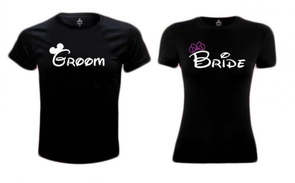 Groom & Bride Sevgili Tişörtü