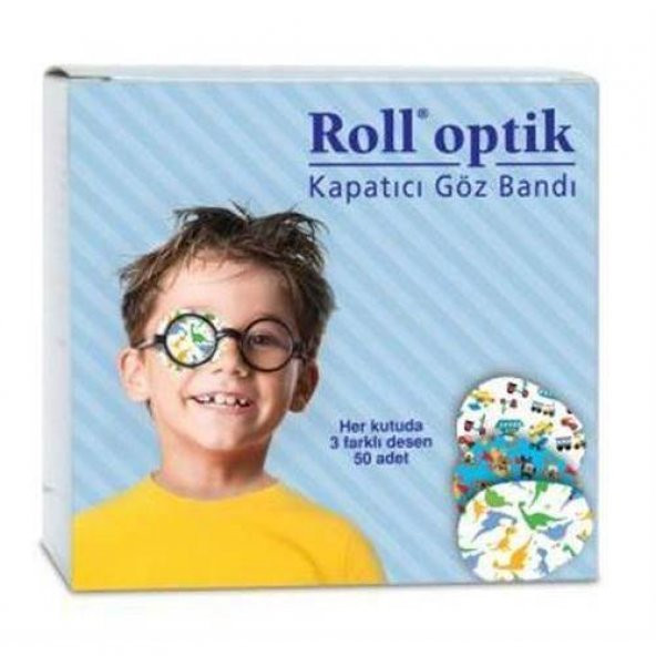 Roll Ped Çocuklar İçin Kapatıcı Göz Bandı 50 Adet - Erkek