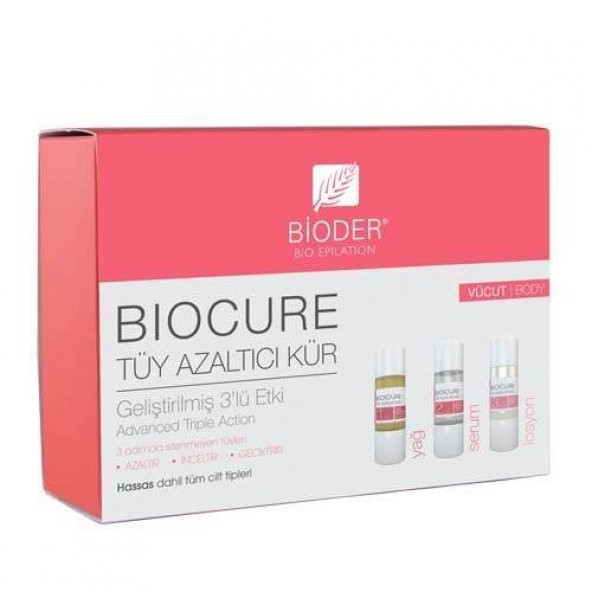 Bioder Tüy Azaltıcı Vücut Serumu-Biocure