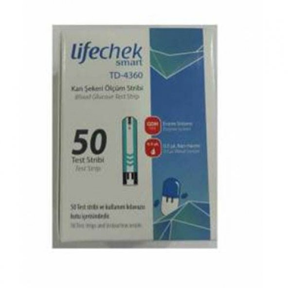 Lifechek Smart TD-4360 Kan Şekeri Ölçüm Stribi - 50 Strip