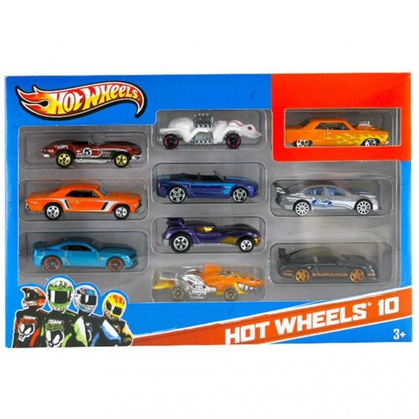Hot Wheels 10lu Araba Seti
