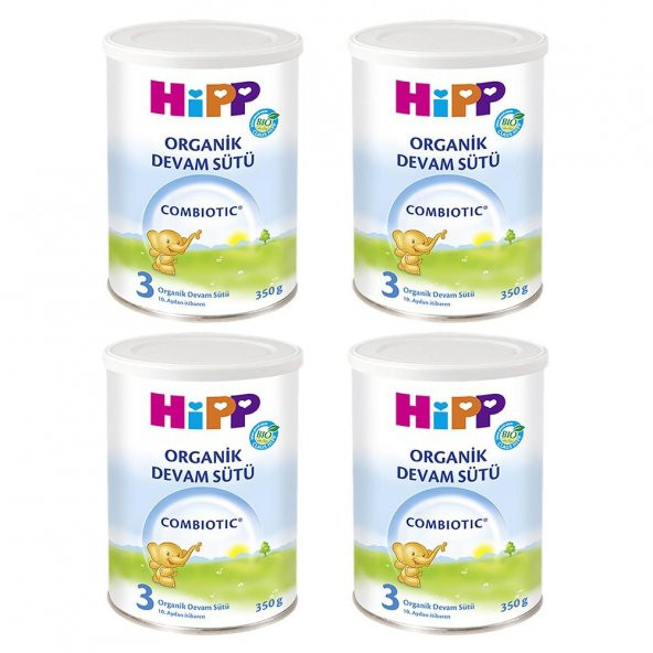 Hipp 3 Org. Combiotic 350 g  4lü devam sütü