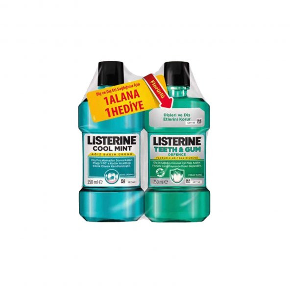 Listerine® Teeth And Gum Defence & Cool Mint Ağız Bakım Ürünü