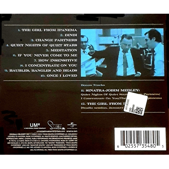 FRANK SINATRA&ANTONIO CARL - F. A. SINATRA & A-A. C. JOBIM (CD) - 2