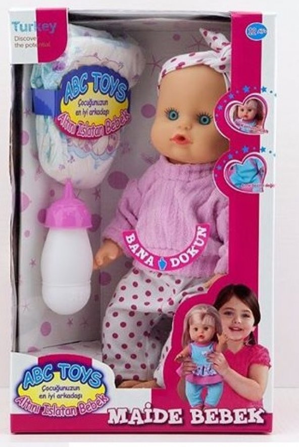 Abc Oyuncak 35 cm Altını Islatan Türkçe Konuşan Maide Bebek 1512