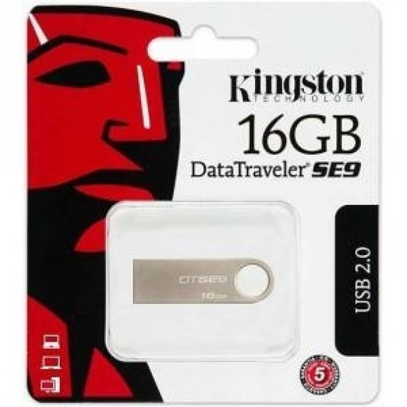 Kingston 16GB USB Flash Bellek Metal DTSE9H/16GB