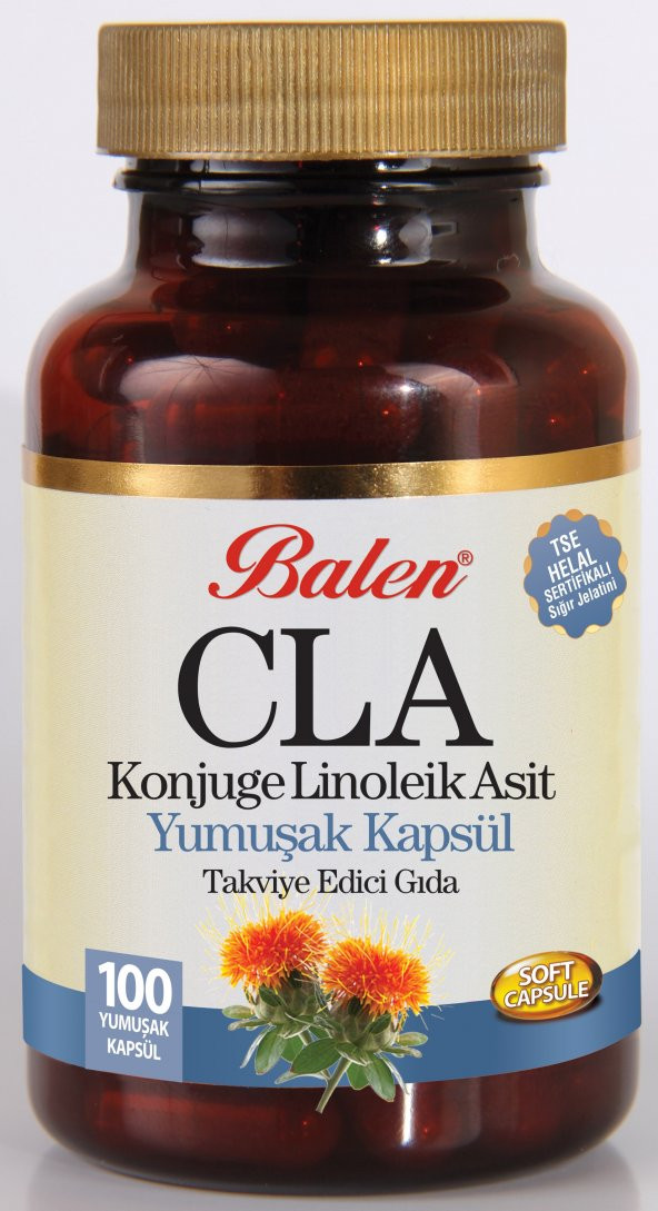 Balen CLA Konjuge Linoleik Asit 1380 mg 100 Kapsül Ücretsiz Kargo