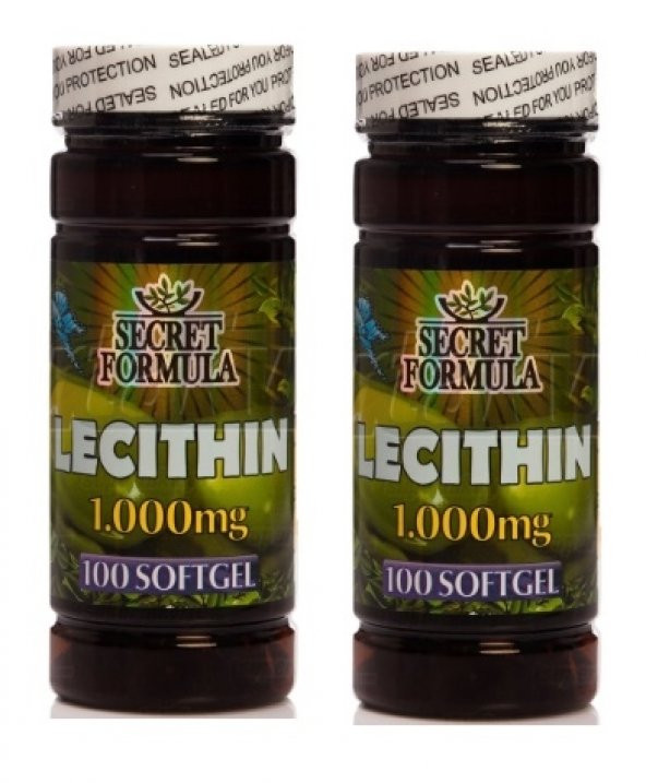2 Kutu Secret Formula Lecithin 1000 mg 100 Softjel Lesitin