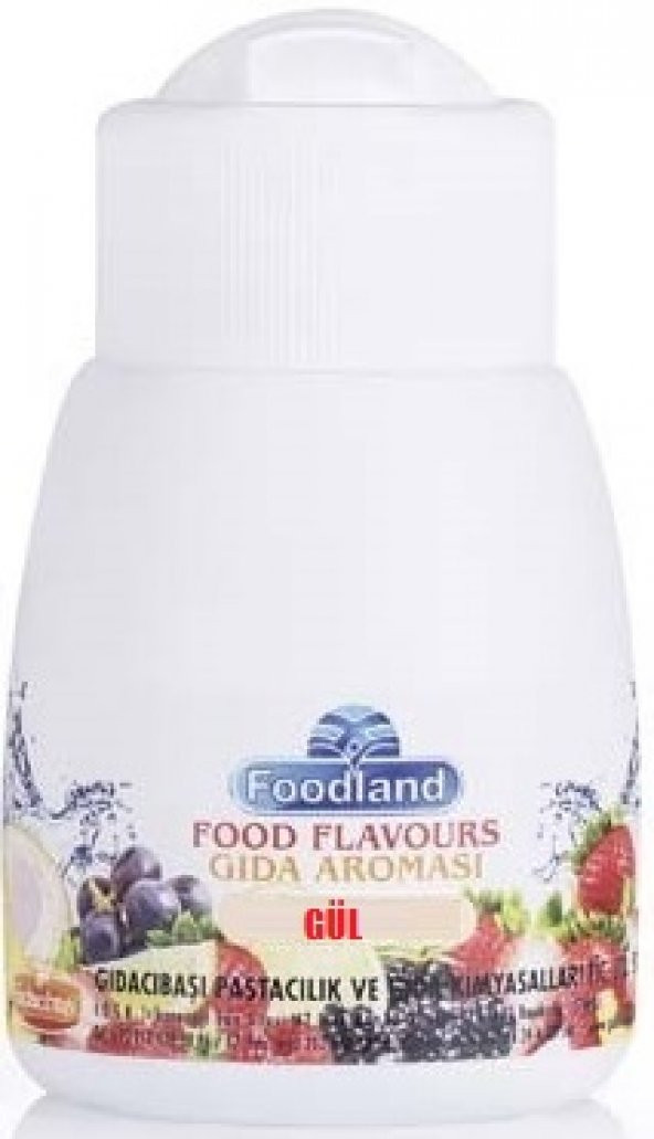 Foodland Gül Gıda Aroması 50 ml.-Ücretsiz Kargo