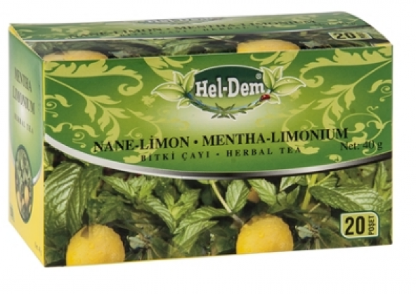 Hel-Dem Nane LiMON Çayı 20li Süzen Poşet Bitki Çayı