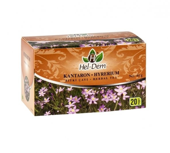 Hel-Dem Kantaron Çayı 20li Süzen Poşet Bitki Çayı -Ücretsiz Kargo