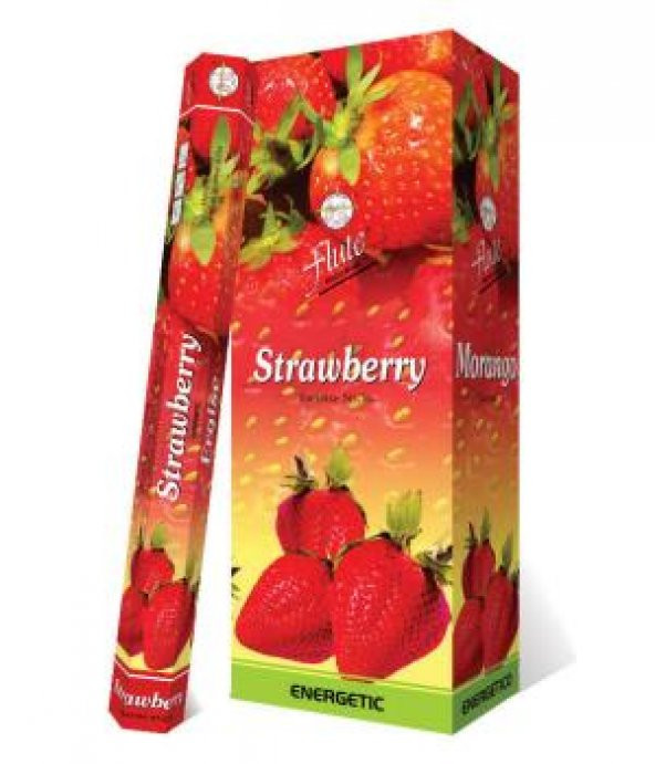 Tütsü Çilek ( Strawberry) 1 Paket 20 Çubuk Ücretsiz Kargo