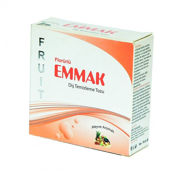 Diş Temizleme Tozu Meyve Aromalı 50Gr - 3