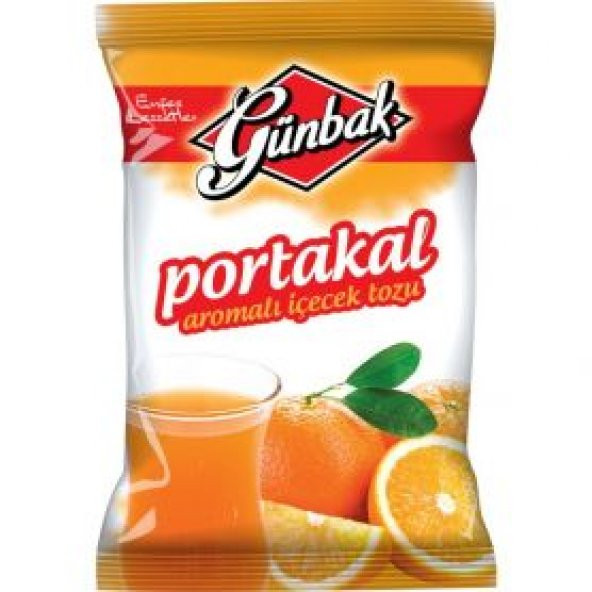 Günbak Portakal Aromalı İçecek Tozu 250 gr (Oralet) -Ücretsiz Kar