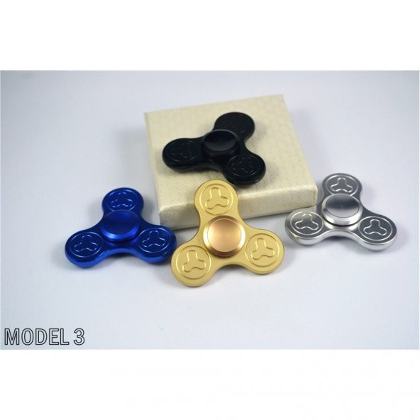 Orjinal Led Metal Işıklı Stres Çarkı Pro Hand Spinner - 4