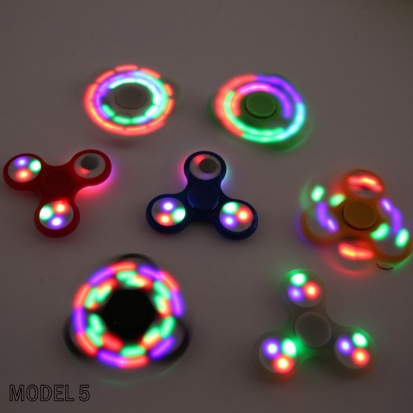 Orjinal Led Metal Işıklı Stres Çarkı Pro Hand Spinner - 6