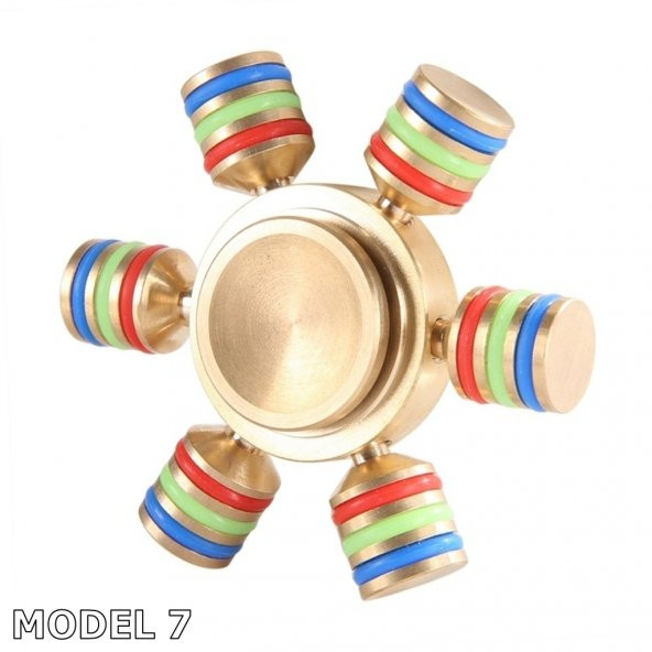 Orjinal Led Metal Işıklı Stres Çarkı Pro Hand Spinner - 8