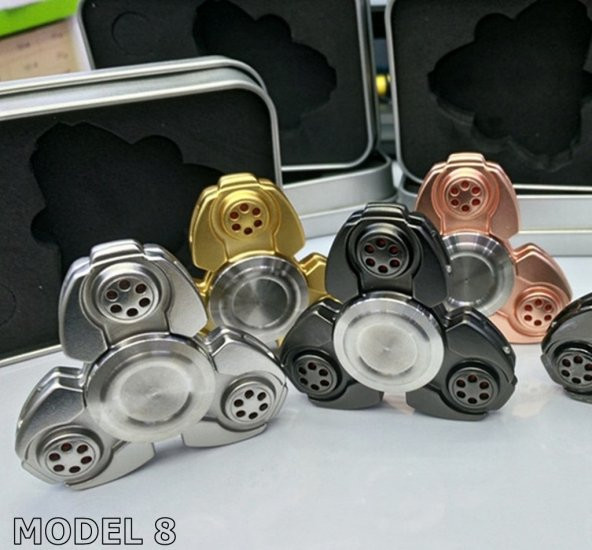 Orjinal Led Metal Işıklı Stres Çarkı Pro Hand Spinner - 10