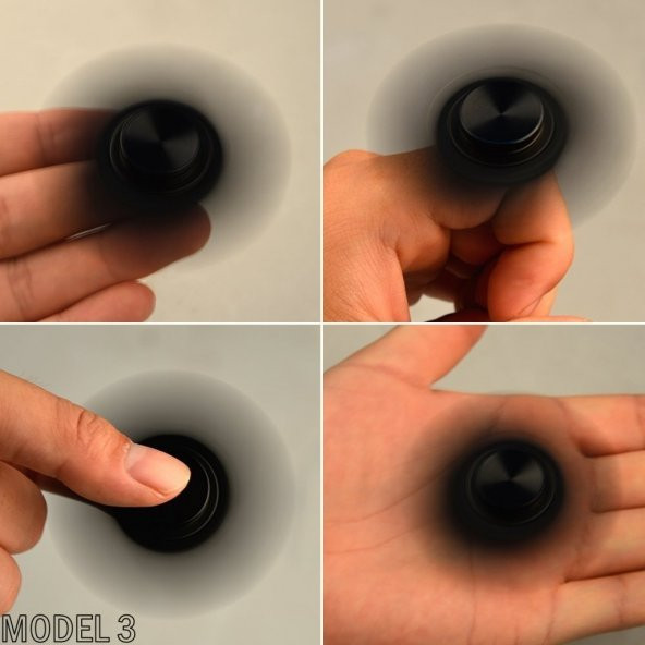Orjinal Led Metal Işıklı Stres Çarkı Pro Hand Spinner - 11