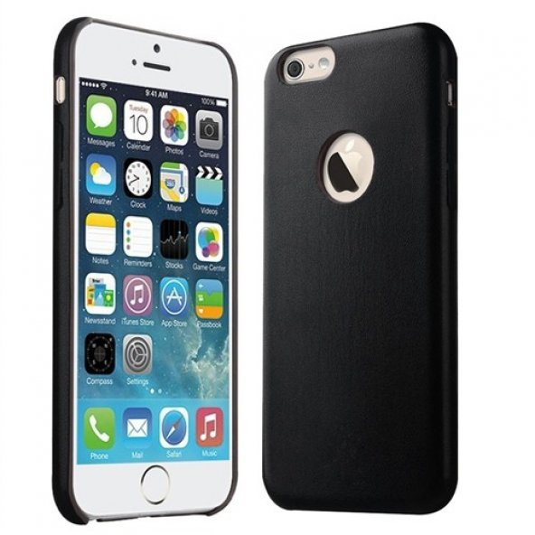 iPhone 5 5S 6 6S Plus Slim Leather Deri Kılıf - Cam Hediyeli