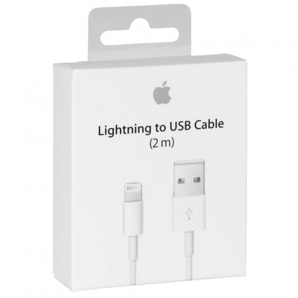 Apple Lightning (2m) USB Şarj Kablosu MD819ZM/A iPhone 5 6 6S 7