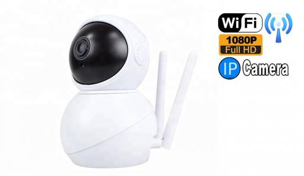 Babycam 360º FHD Çift Anten Takip Etme IP Güvenlik Bebek Kamera