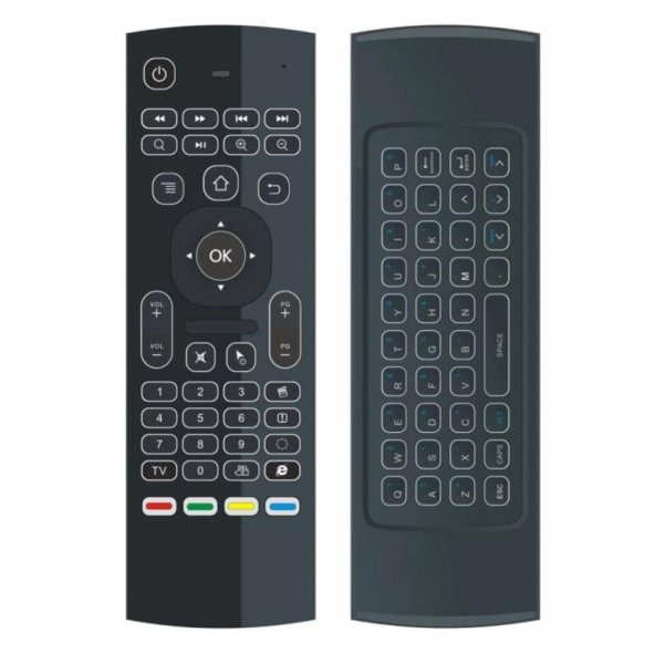 Kablosuz Mini Klavye SmartTV Televizyon PS3 Dokunmatik Mouse