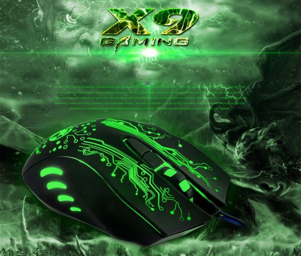 iMICE X9 Gaming Mouse 2400 DPI Işıklı Kablolu Oyuncu Mouse - 3