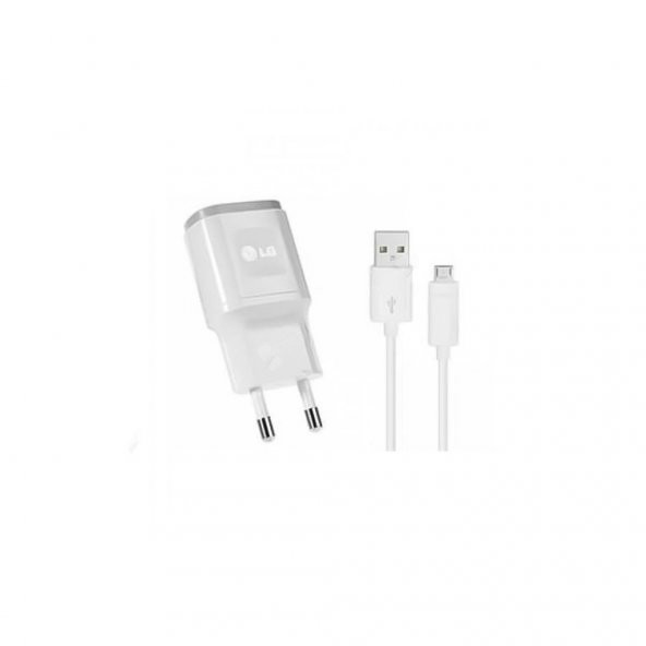 LG G3 Şarj Cihazı Aleti + USB Kablo Beyaz