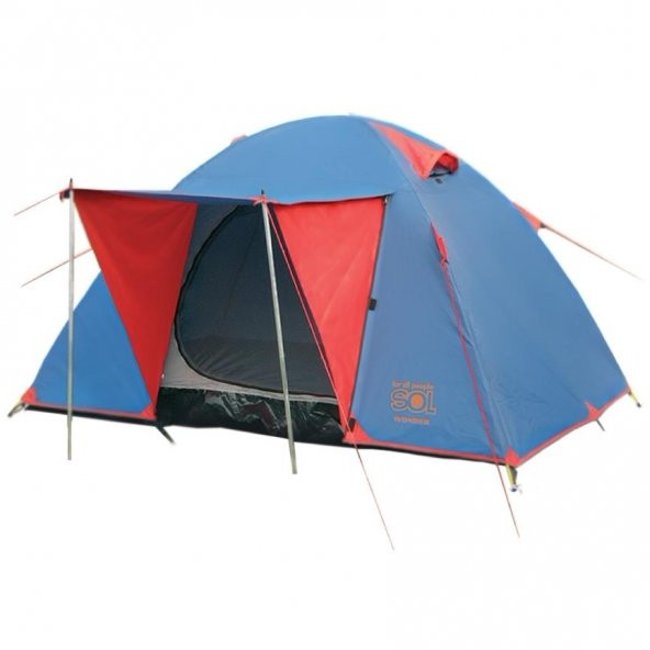 4 Kişilik Güneşlikli Kaliteli Kamp Çadırı 200x180x120 CM