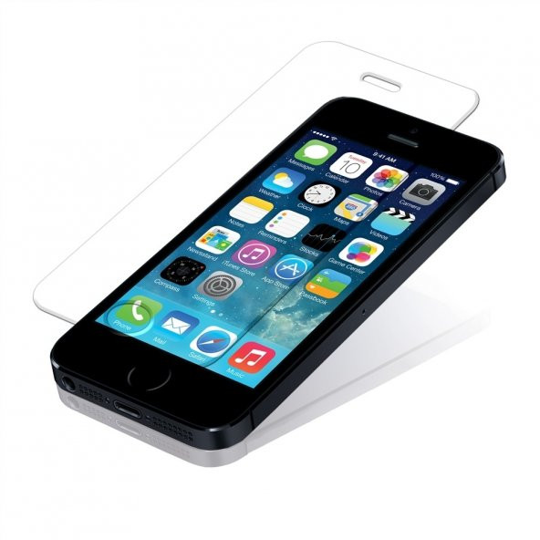 iPhone 5 5S Temperli Kırılmaz Cam Ekran Koruyucu