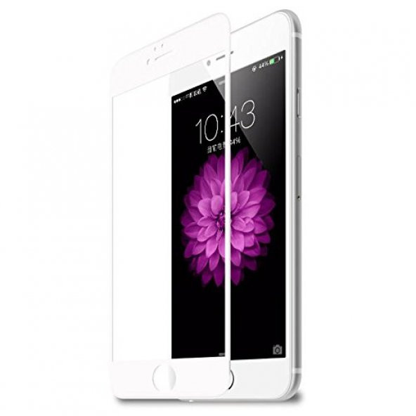 Mustek Apple iPhone 7/7S Plus 3D Renkli Kırılmaz Cam ( Temperli) Ekran Koruyucu (Kavisler Dahil)
