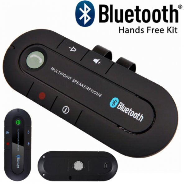 Microcase Bluetooth Hands Free Araç Kiti Çift Telefon Desteği