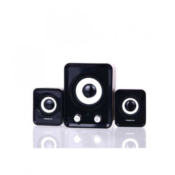 FT202 2+1 Bass USB Ses Sistemi Hoparlör - 1