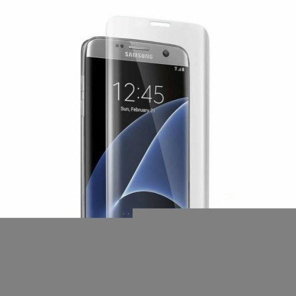 İdealtrend Samsung S6 Edge 3D Kavisli 9H Temperli Cam Ekran Koruy